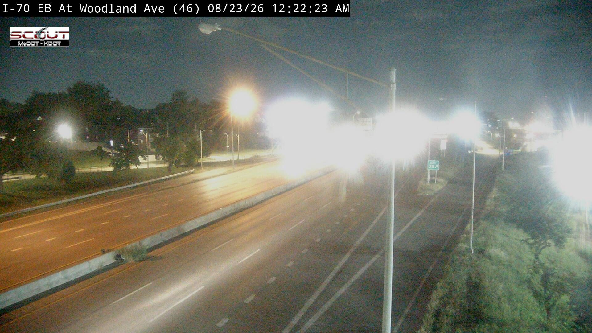 Traffic Cam 18th and Vine: I- E @ WOODLAND AVE