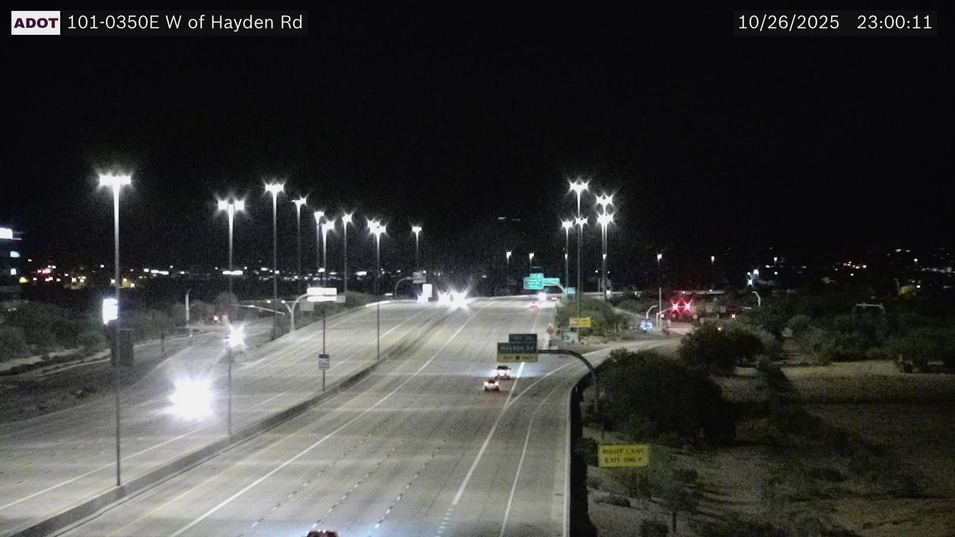 Traffic Cam Scottsdale › East: I-101 EB 35.00 @W of Hayden Rd