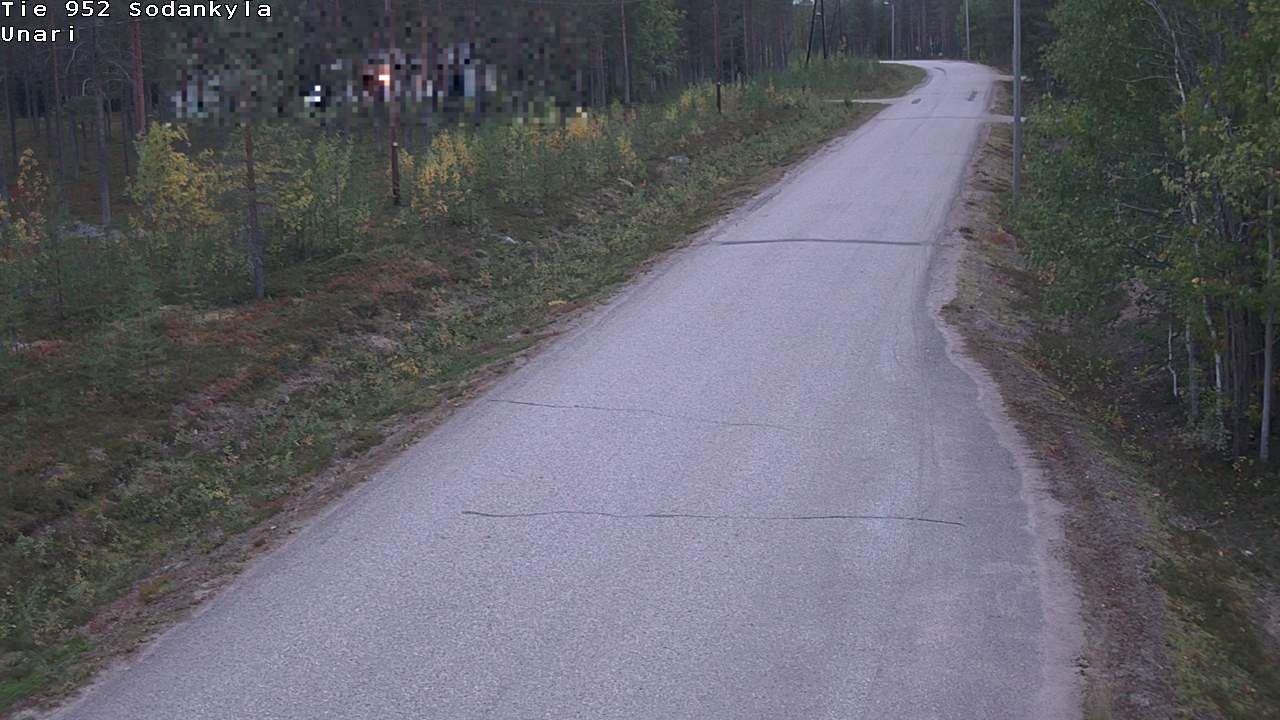 Traffic Cam Sodankyla: Tie 952 Sodankylä, Unari - Sodankylään