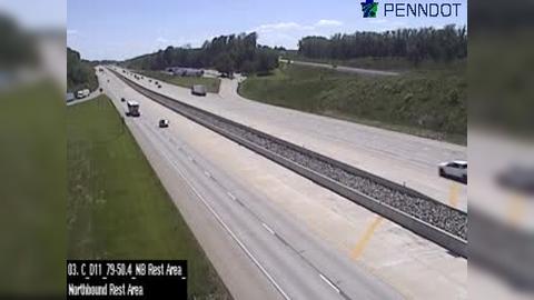 Traffic Cam South Fayette Township: I-79 @ MM 50.4 (I-79 REST STOP NORTHBOUND)