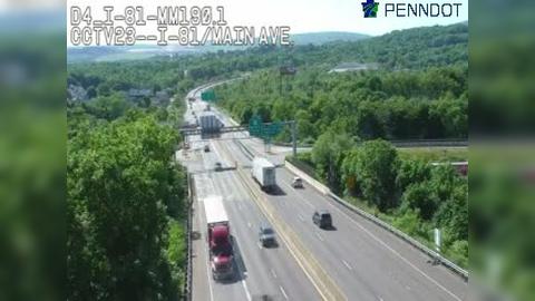 Traffic Cam Scranton: I-81 @ EXIT 190 (DICKSON CITY/MAIN AVENUE)