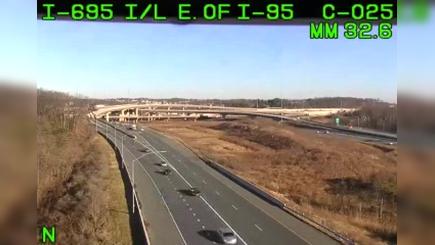 Traffic Cam Towson Estates: I-695 Inner Loop Past I-95