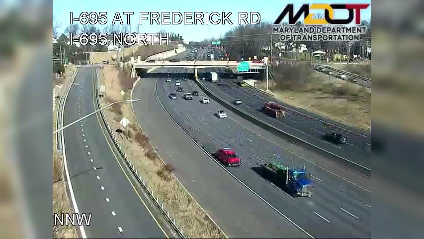Traffic Cam East Towson: I-695 AT MD 144 FREDERICK RD (403002)