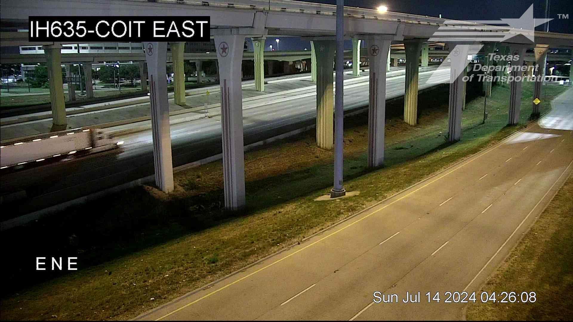 Traffic Cam Dallas › East: I-635 @ Coit East