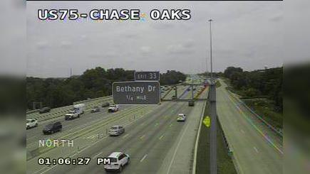 Traffic Cam Plano › North: US 75 @ Chase Oaks