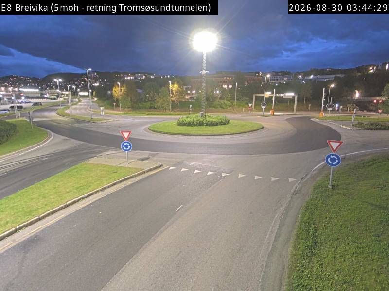 Traffic Cam Breivika: E8 - Tromsøysundtunnelen