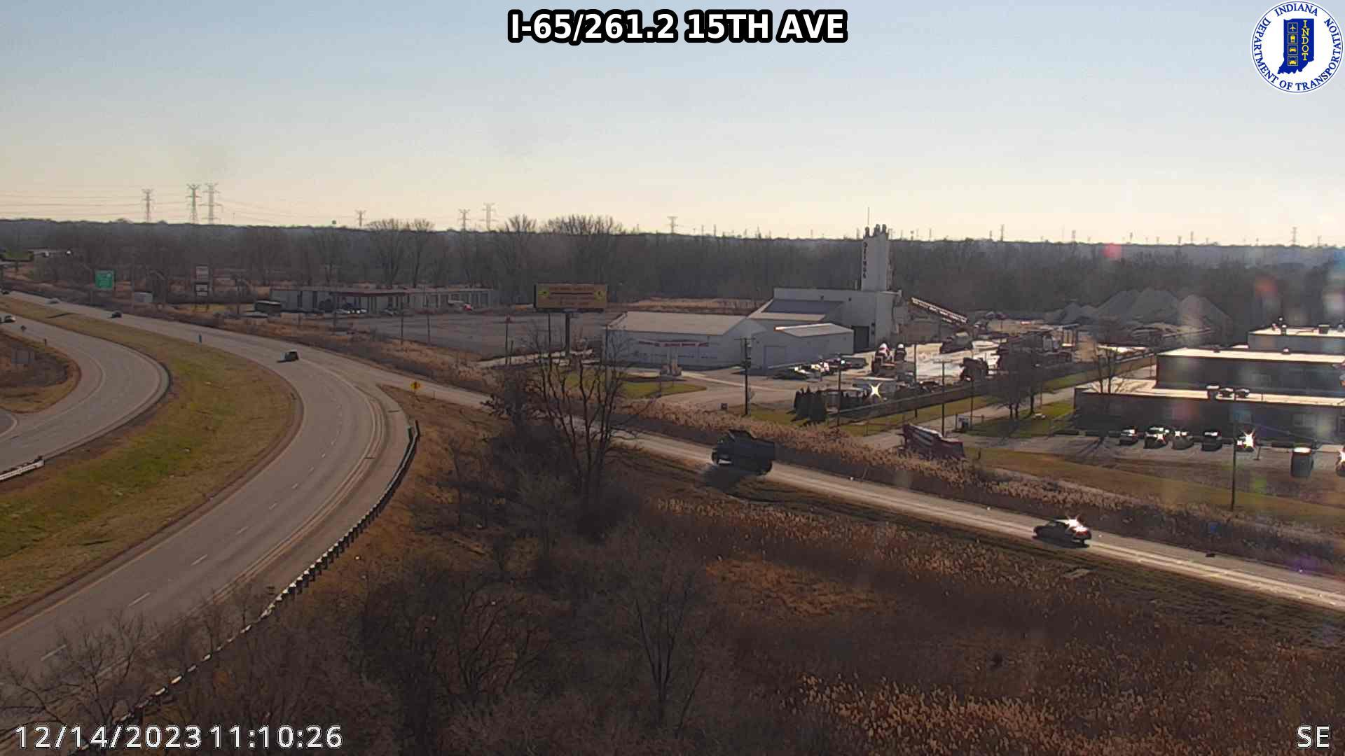 Traffic Cam Gary: I-65: I-65/261.2 15TH AVE: I-65/261.2 15TH AVE