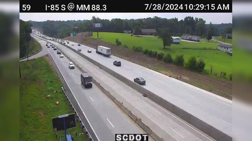 Traffic Cam Midway: I-85 S @ MM 88.3