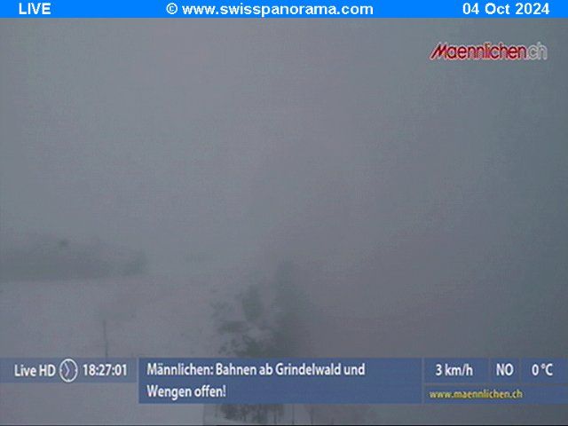 Grindelwald: Männlichen, Blick zur Jungfrau