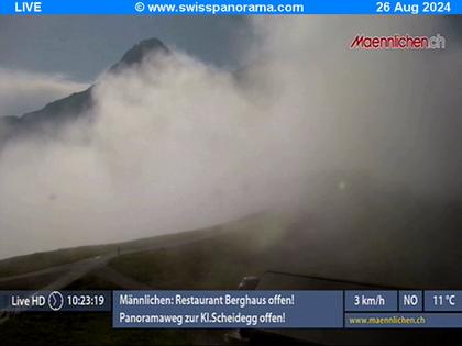 Grindelwald: Männlichen, Blick zur Jungfrau