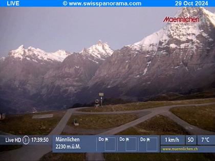 Grindelwald: Männlichen, Blick zur Jungfrau