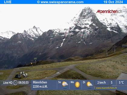 Grindelwald: Männlichen, Blick zur Jungfrau