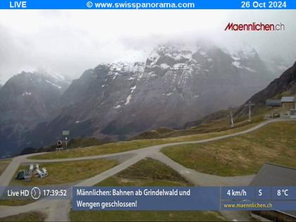 Grindelwald: Männlichen, Blick zur Jungfrau