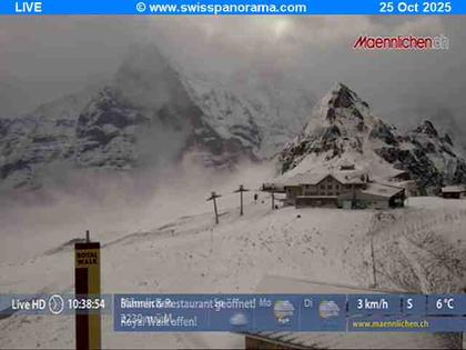 Grindelwald: Männlichen, Blick zur Jungfrau
