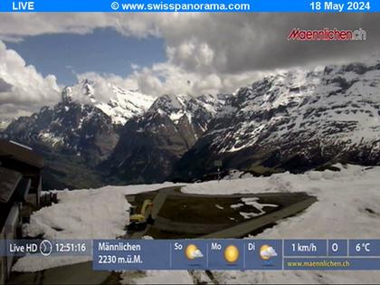 Grindelwald: Männlichen, Blick zur Jungfrau