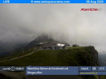 Grindelwald: Männlichen, Blick zur Jungfrau