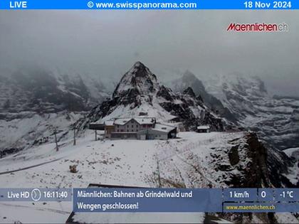 Grindelwald: Männlichen, Blick zur Jungfrau