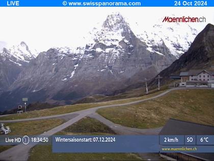 Grindelwald: Männlichen, Blick zur Jungfrau