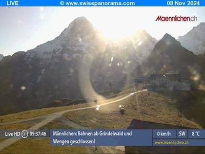 Grindelwald: Männlichen, Blick zur Jungfrau