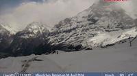 Grindelwald: M�nnlichen, Blick zur Jungfrau - Day time