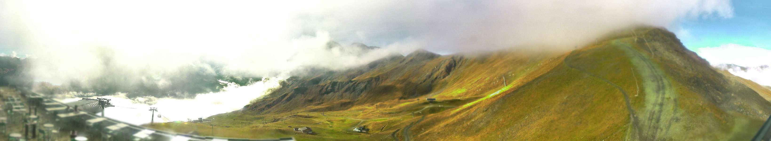 Anniviers: Grimentz - départ de la télécabine de Bendolla