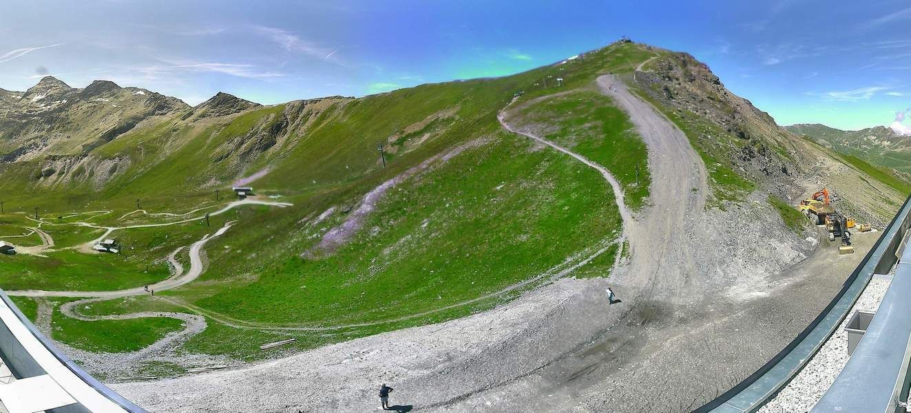 Anniviers: Grimentz - départ de la télécabine de Bendolla