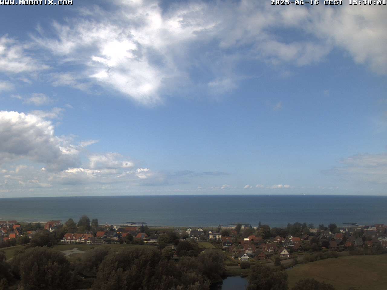 Traffic Cam Schonberg: Fischerhütten Schönberger Strand - Ostseebad