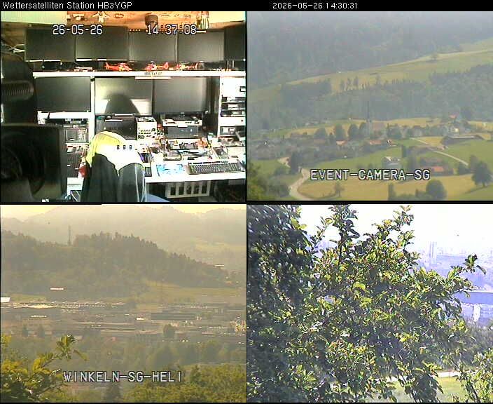 Teufen: Satellitenstation Wilen in St.Gallen (Schweiz)