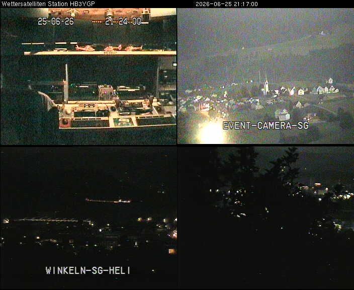 Teufen: Satellitenstation Wilen in St.Gallen (Schweiz)