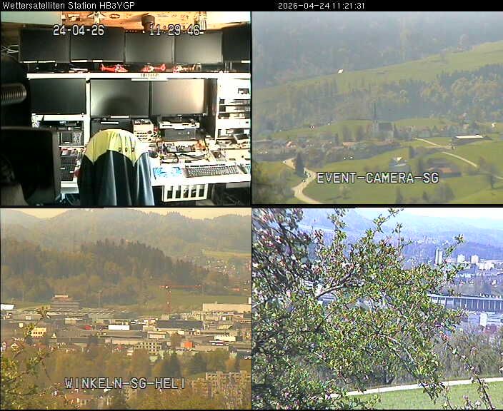 Teufen: Satellitenstation Wilen in St.Gallen (Schweiz)