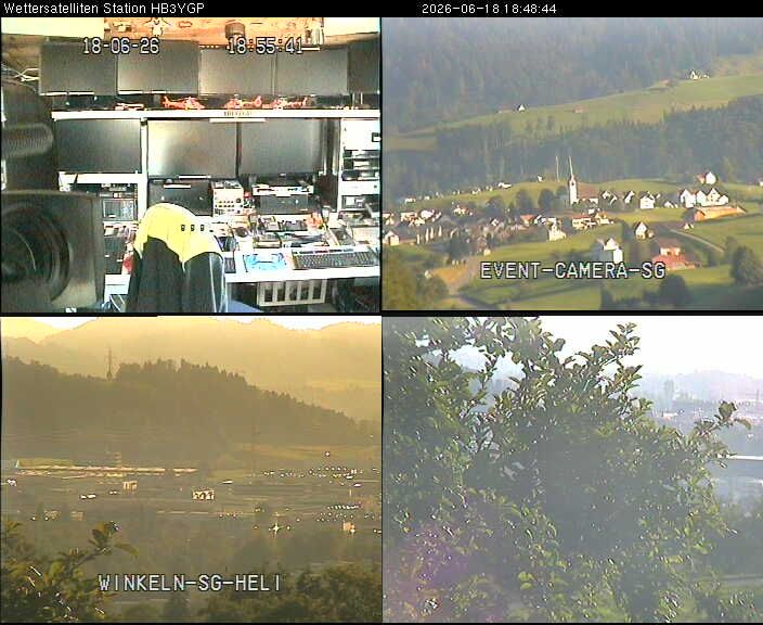 Teufen: Satellitenstation Wilen in St.Gallen (Schweiz)