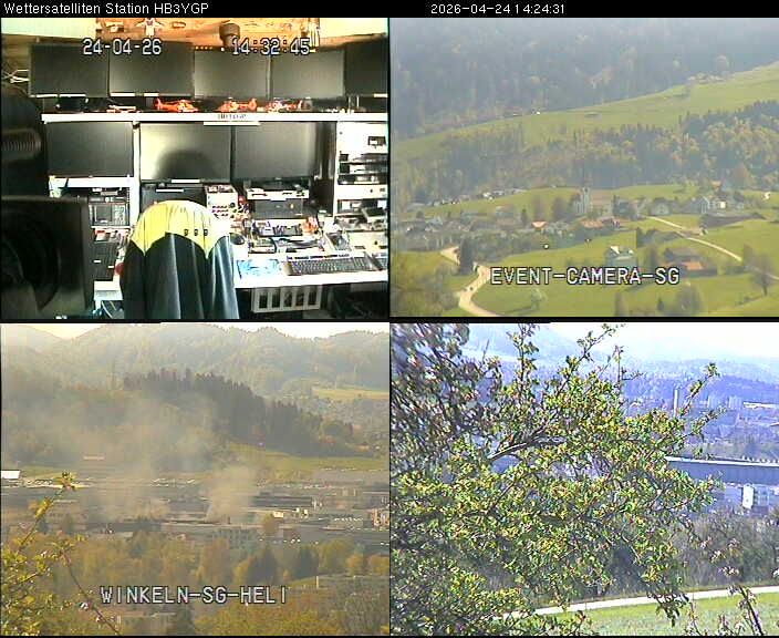 Teufen: Satellitenstation Wilen in St.Gallen (Schweiz)