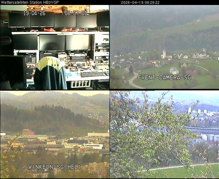 Teufen: Satellitenstation Wilen in St.Gallen (Schweiz)