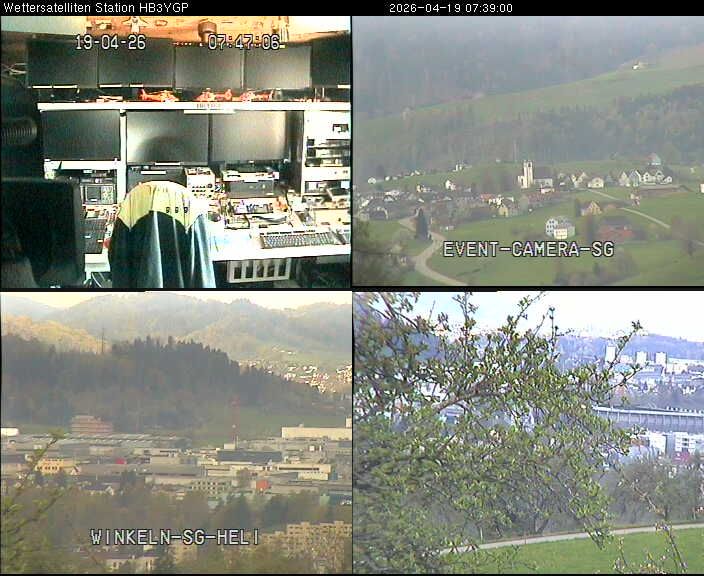 Teufen: Satellitenstation Wilen in St.Gallen (Schweiz)