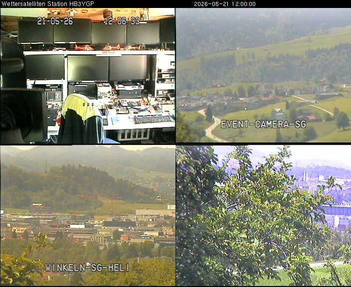 Teufen: Satellitenstation Wilen in St.Gallen (Schweiz)