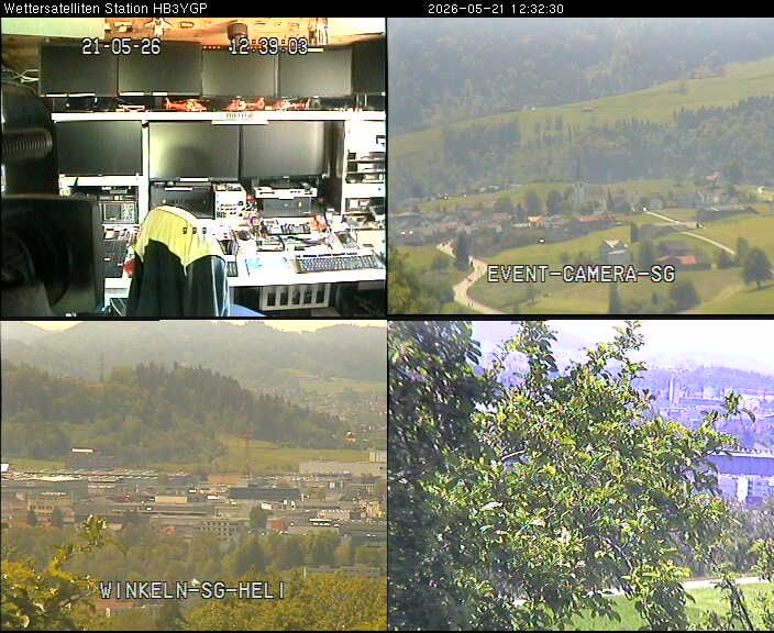 Teufen: Satellitenstation Wilen in St.Gallen (Schweiz)