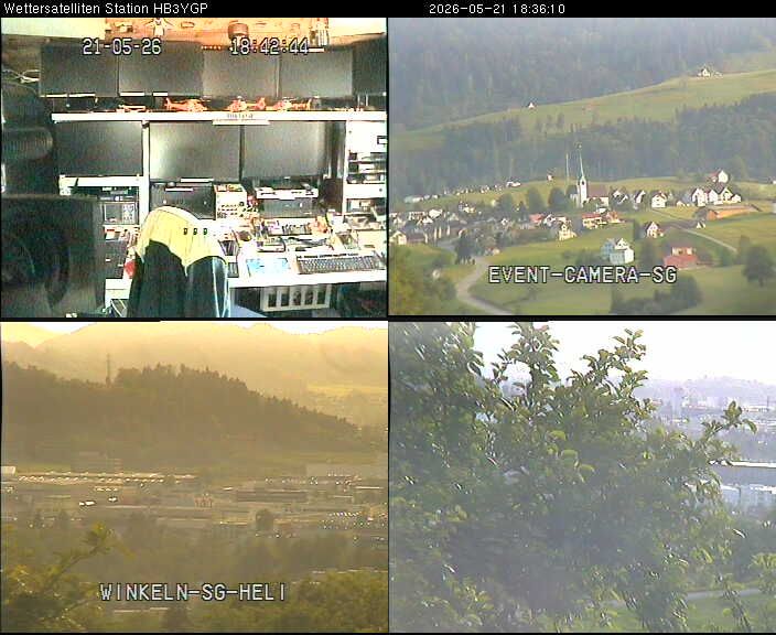 Teufen: Satellitenstation Wilen in St.Gallen (Schweiz)