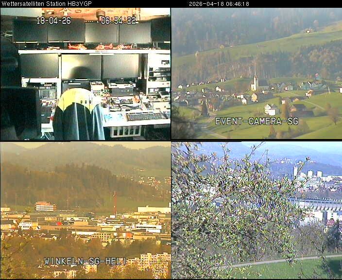 Teufen: Satellitenstation Wilen in St.Gallen (Schweiz)