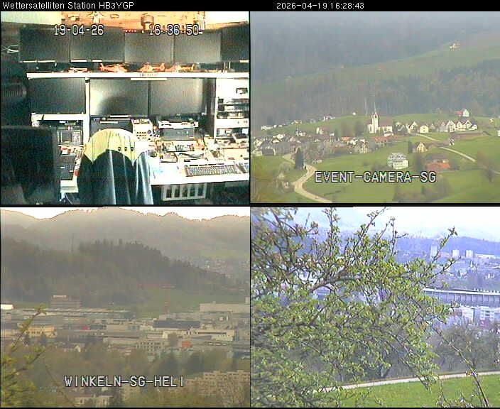 Teufen: Satellitenstation Wilen in St.Gallen (Schweiz)