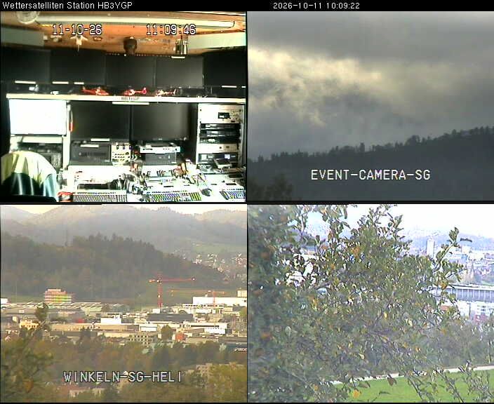 Teufen: Satellitenstation Wilen in St.Gallen (Schweiz)