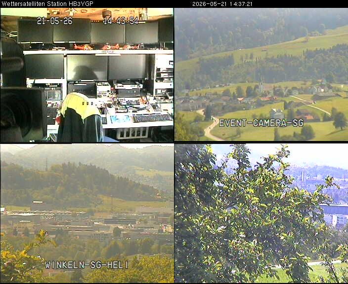 Teufen: Satellitenstation Wilen in St.Gallen (Schweiz)