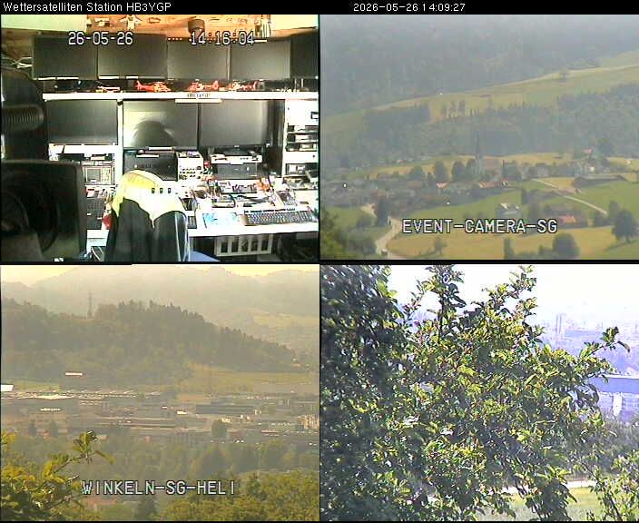 Teufen: Satellitenstation Wilen in St.Gallen (Schweiz)