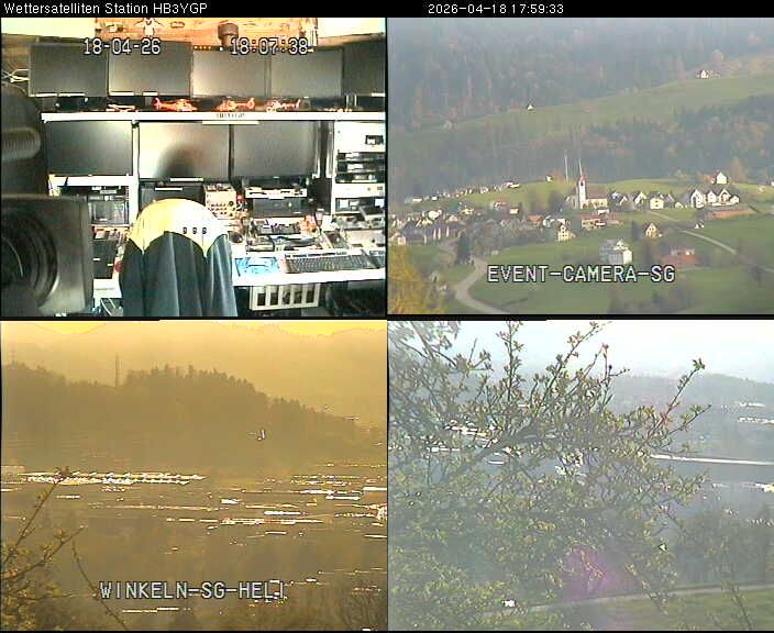 Teufen: Satellitenstation Wilen in St.Gallen (Schweiz)