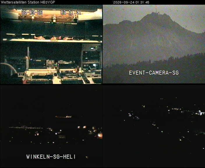 Teufen: Satellitenstation Wilen in St.Gallen (Schweiz)