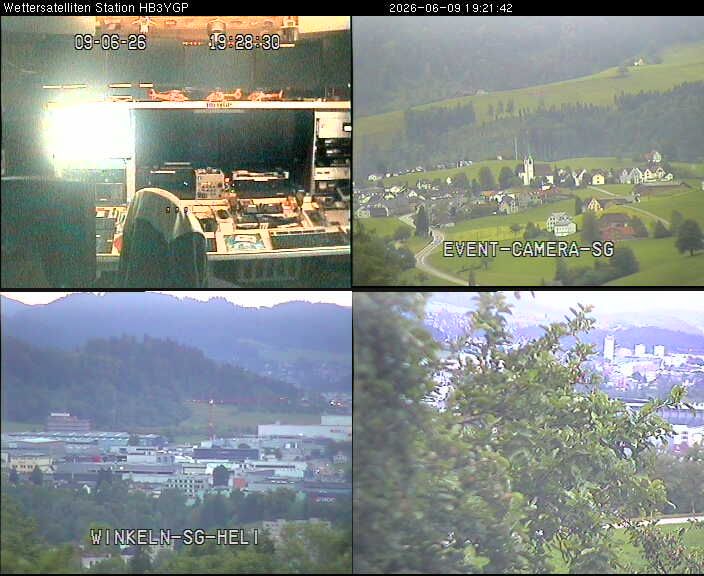 Teufen: Satellitenstation Wilen in St.Gallen (Schweiz)