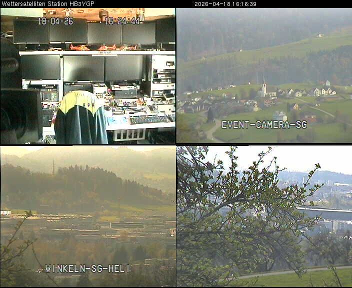 Teufen: Satellitenstation Wilen in St.Gallen (Schweiz)