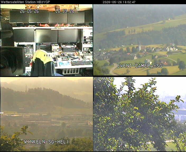 Teufen: Satellitenstation Wilen in St.Gallen (Schweiz)
