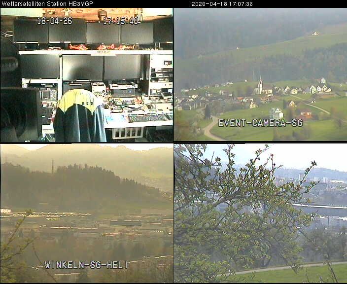 Teufen: Satellitenstation Wilen in St.Gallen (Schweiz)