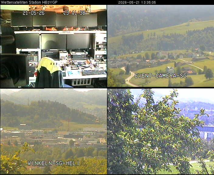 Teufen: Satellitenstation Wilen in St.Gallen (Schweiz)