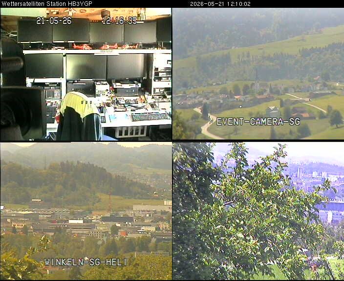 Teufen: Satellitenstation Wilen in St.Gallen (Schweiz)